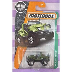 Matchbox Cliff Hanger MBX Explorers Diecast 1:64 Green Black Silver Military